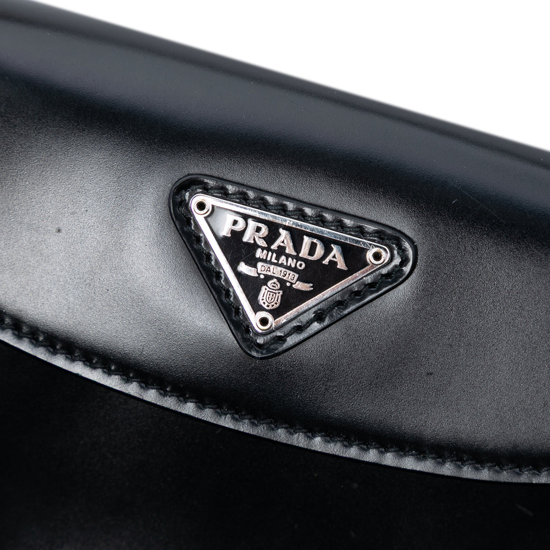 Prada Mini Spazzolato Cleo à rabat