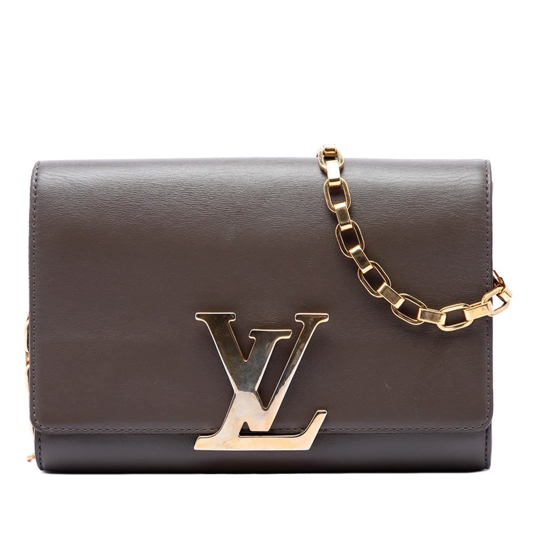 Louis Vuitton Cuir Louise Chain MM