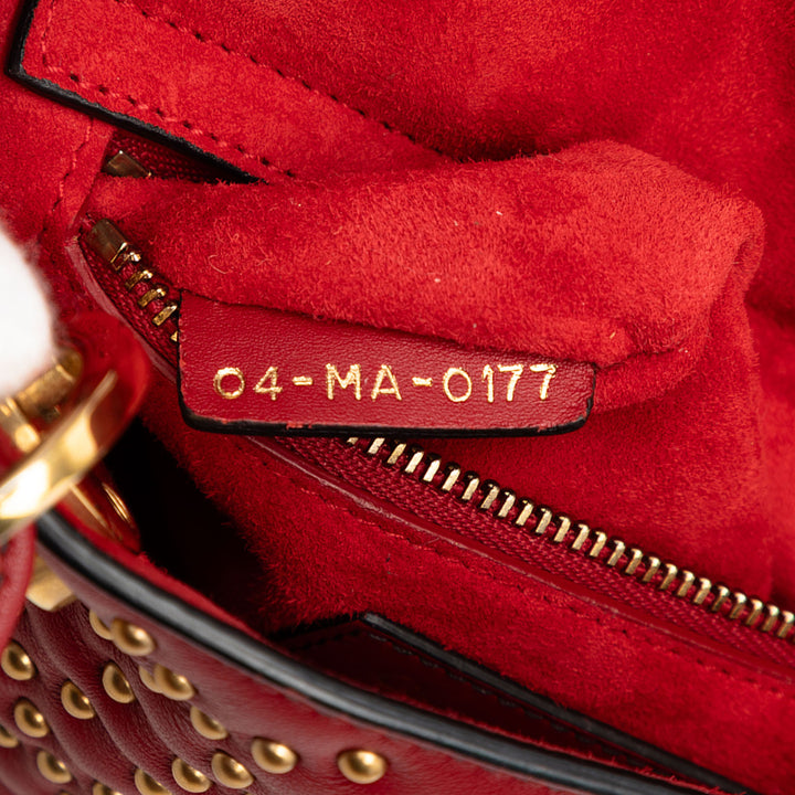 Dior Mini Cuir d’agneau Cannage clouté Supple Lady Dior