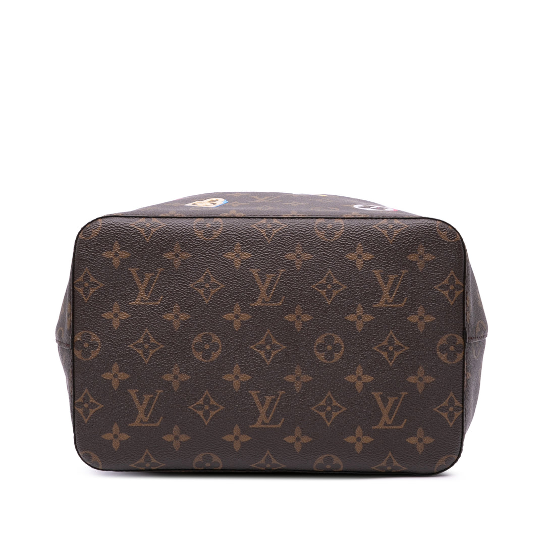 Monogram Love Lock Neonoe MM Brown - Gaby Paris