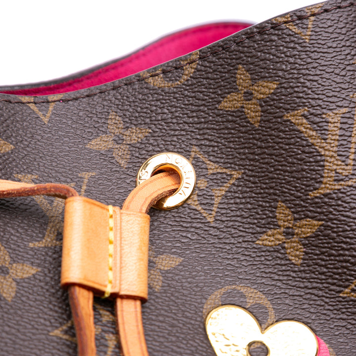 Monogram Love Lock Neonoe MM Brown - Gaby Paris