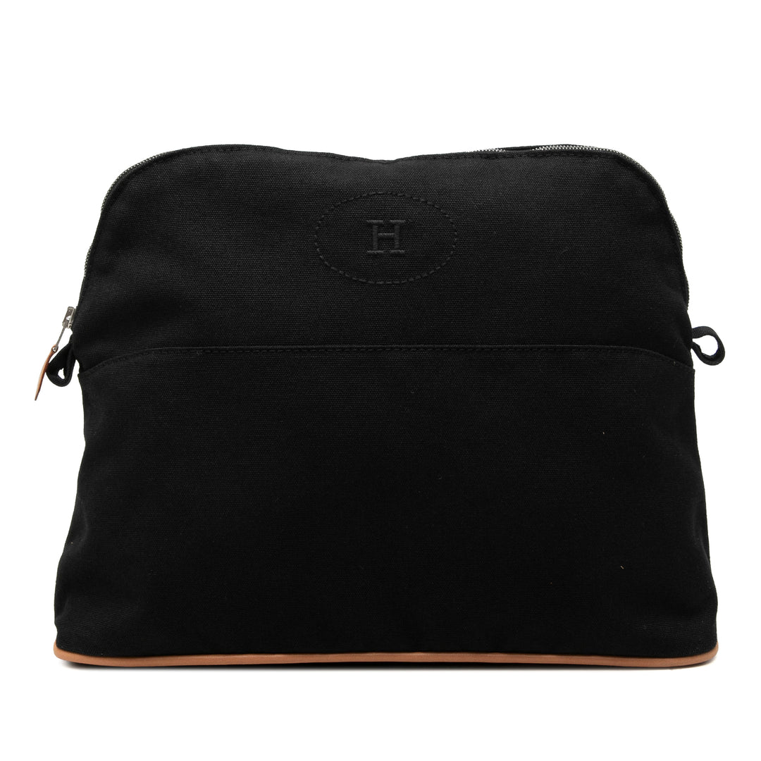 Hermès Bolide Trousse De Voyage MM Noir – vue principale – GABY PARIS