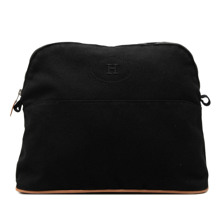 Hermès Bolide Trousse De Voyage MM Noir – vue principale – GABY PARIS