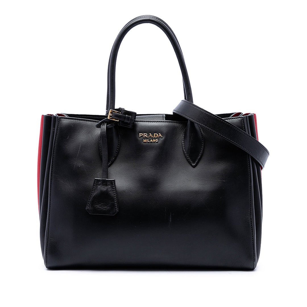 Prada Sac à main City Veau Bibliotheque Noir – vue principale – GABY PARIS