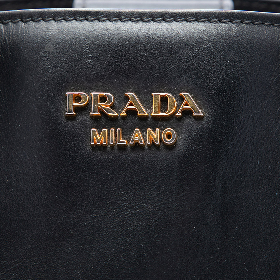 Prada Sac à main City Veau Bibliotheque Noir – vue 5 – GABY PARIS