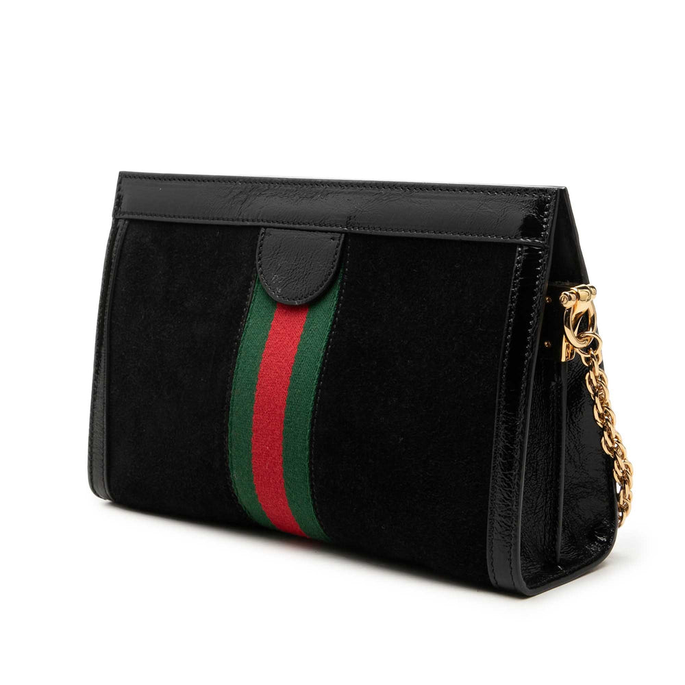 Gucci Sac bandoulière Web Ophidia Chaîne Petit Noir – vue 2 – GABY PARIS