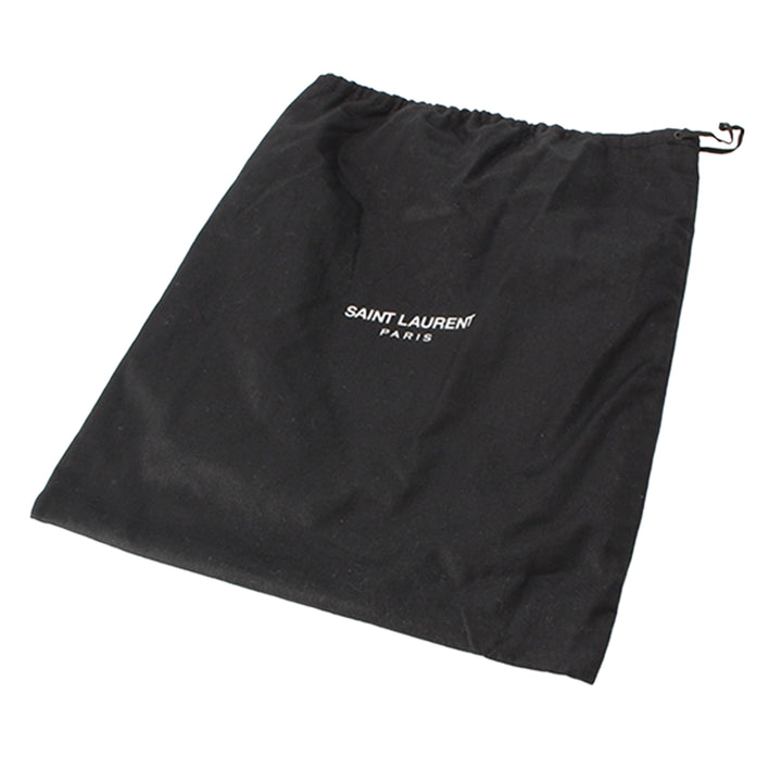 Grain De Poudre Plat Sac Noir