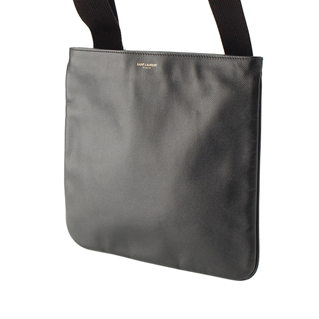 Grain De Poudre Plat Sac Noir