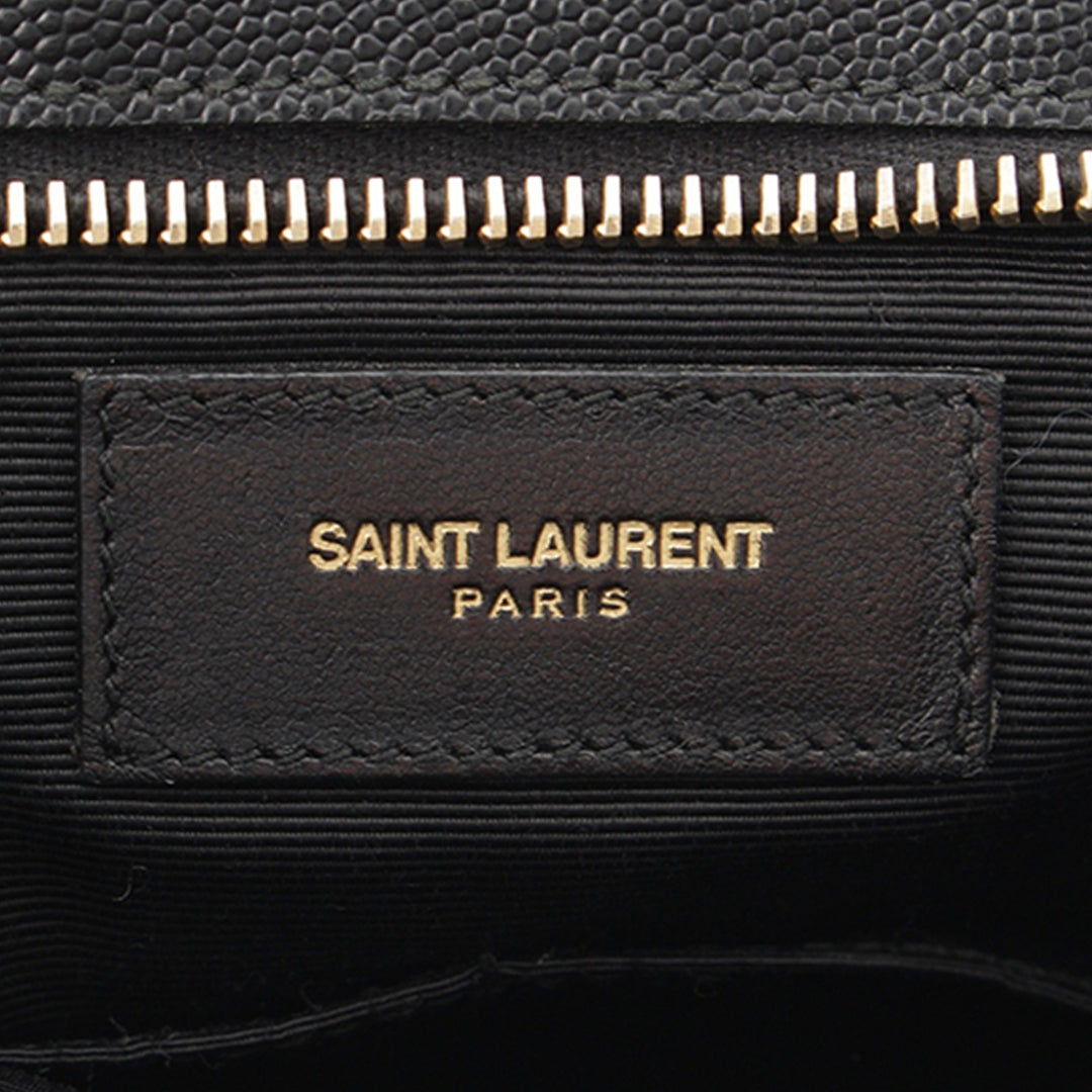 Grain De Poudre Plat Sac Noir
