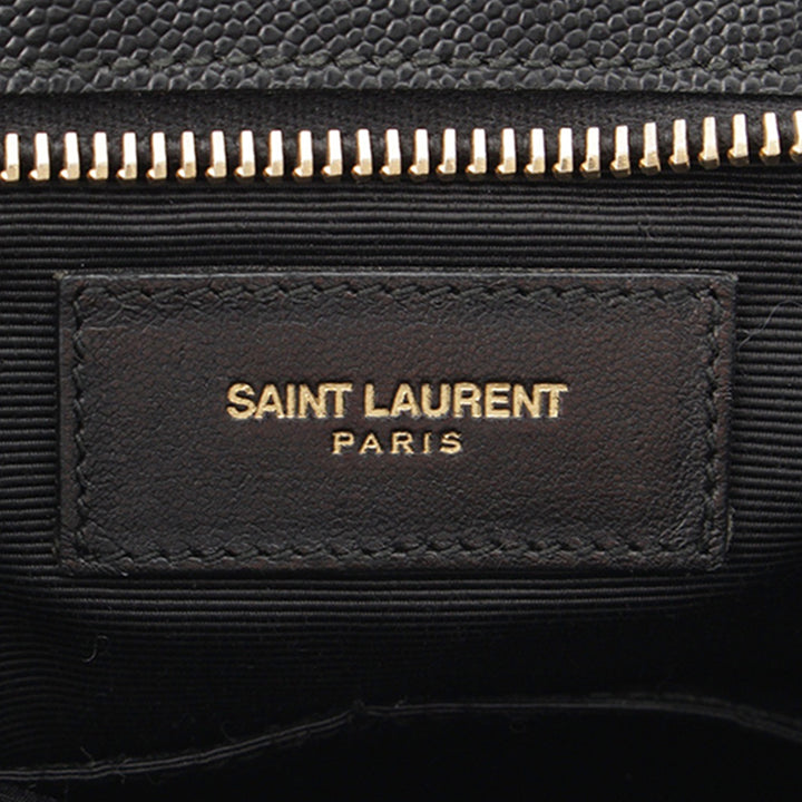 Grain De Poudre Plat Sac Noir