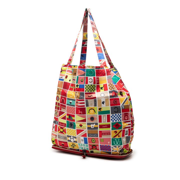 Hermès En Voyage Soiey Pop Cabas Multi