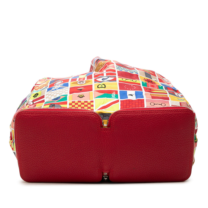 Hermès En Voyage Soiey Pop Cabas Multi