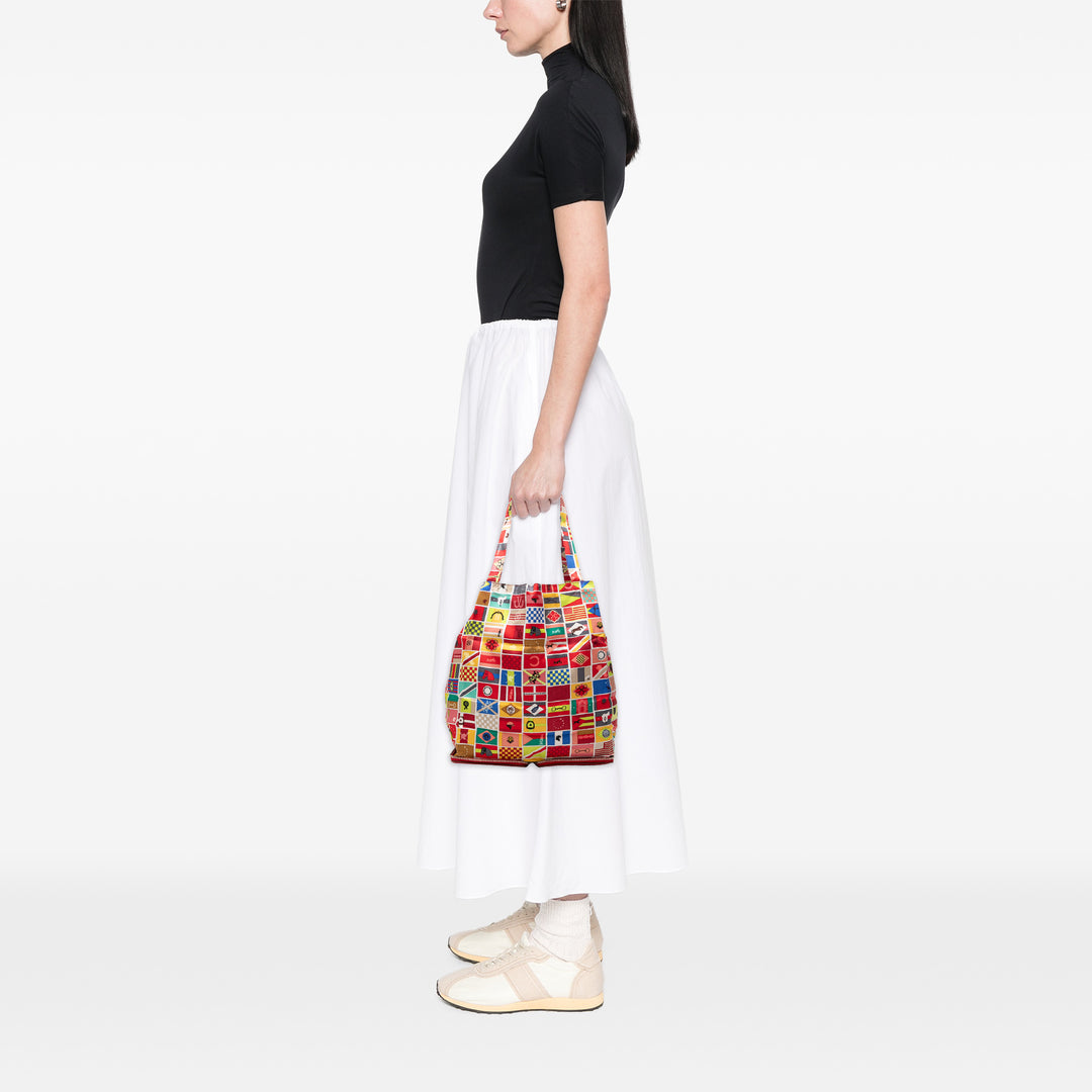 Hermès En Voyage Soiey Pop Cabas Multi