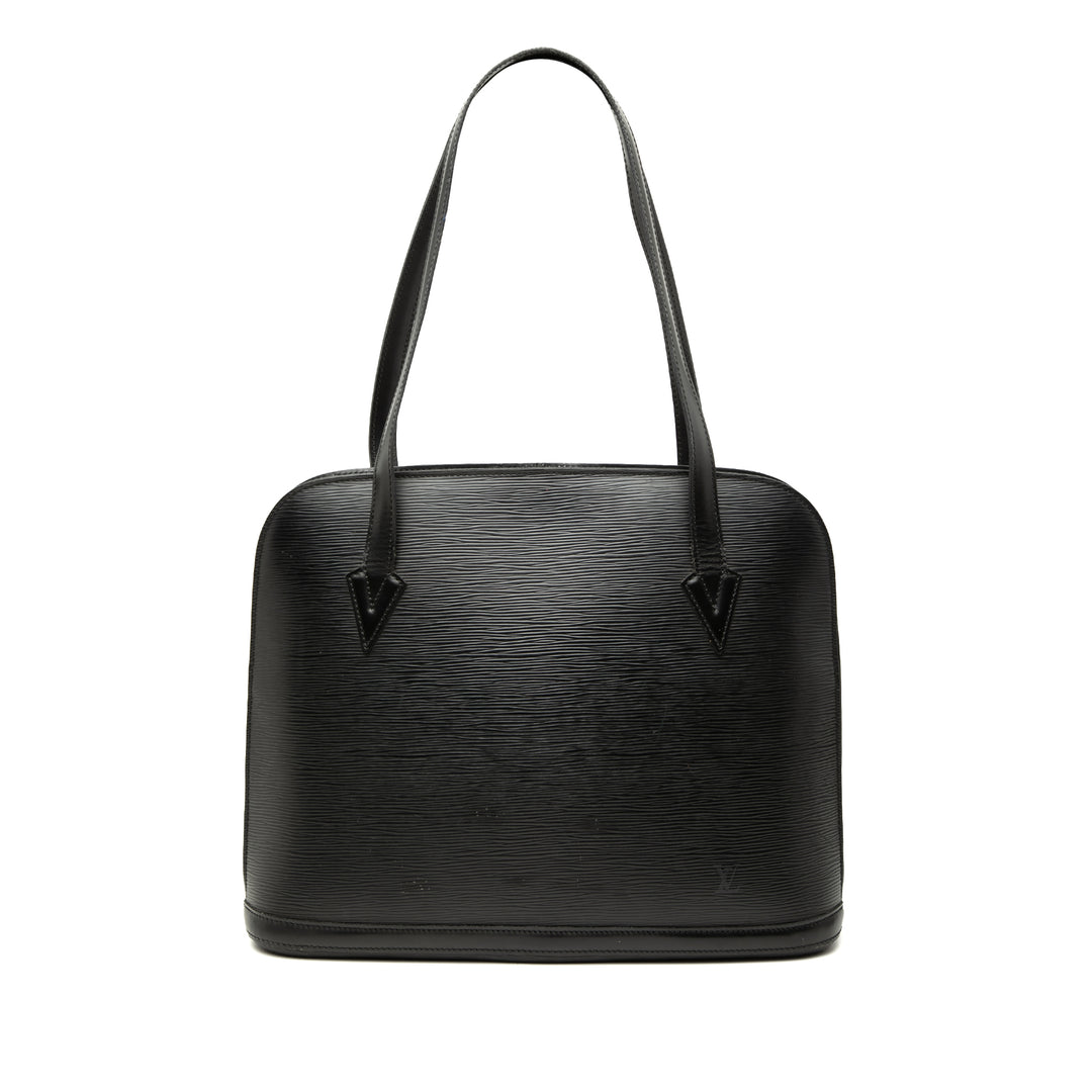 Louis Vuitton Lussac Épi Noir – vue principale – GABY PARIS
