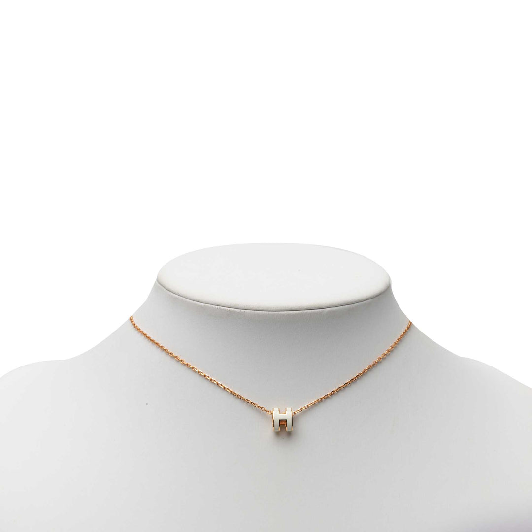 Hermès Émail Mini Pop H Pendant
