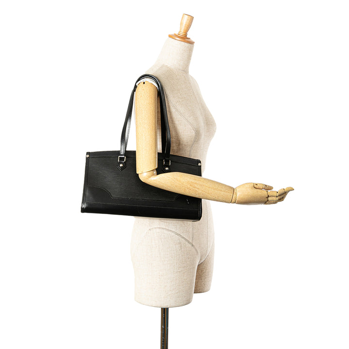 Epi Madeleine PM Black - Gaby Paris
