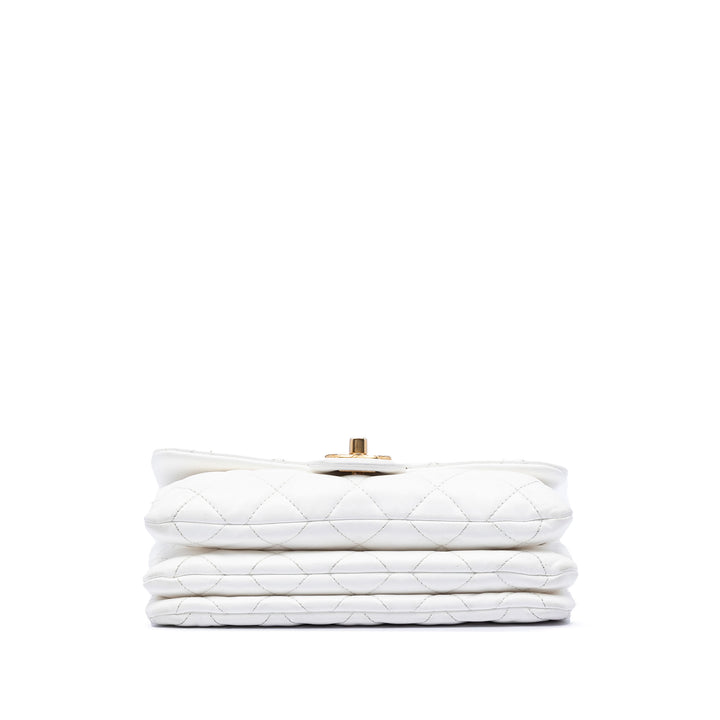 Chanel Small Matelassé Cuir d’agneau Pillow Crush à rabat