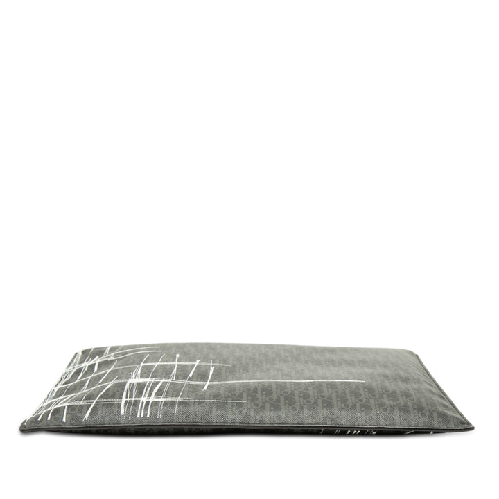 Dior Homme Printed Diorissimo Coated Toile Zip Pochette