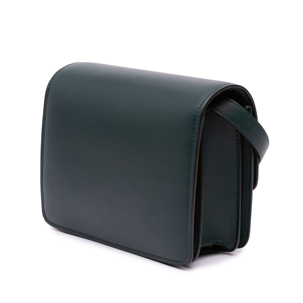 Small Calfskin Classic Box Green - Gaby Paris