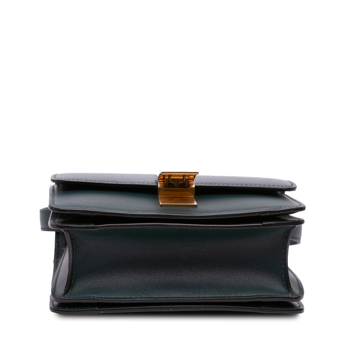 Small Calfskin Classic Box Green - Gaby Paris