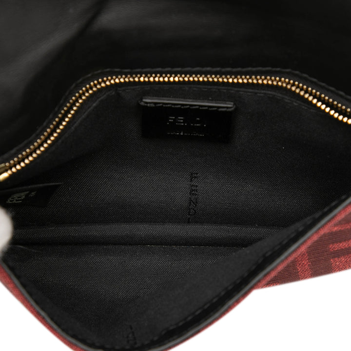 Fendi Zucca Toile Convertible Baguette Pochette