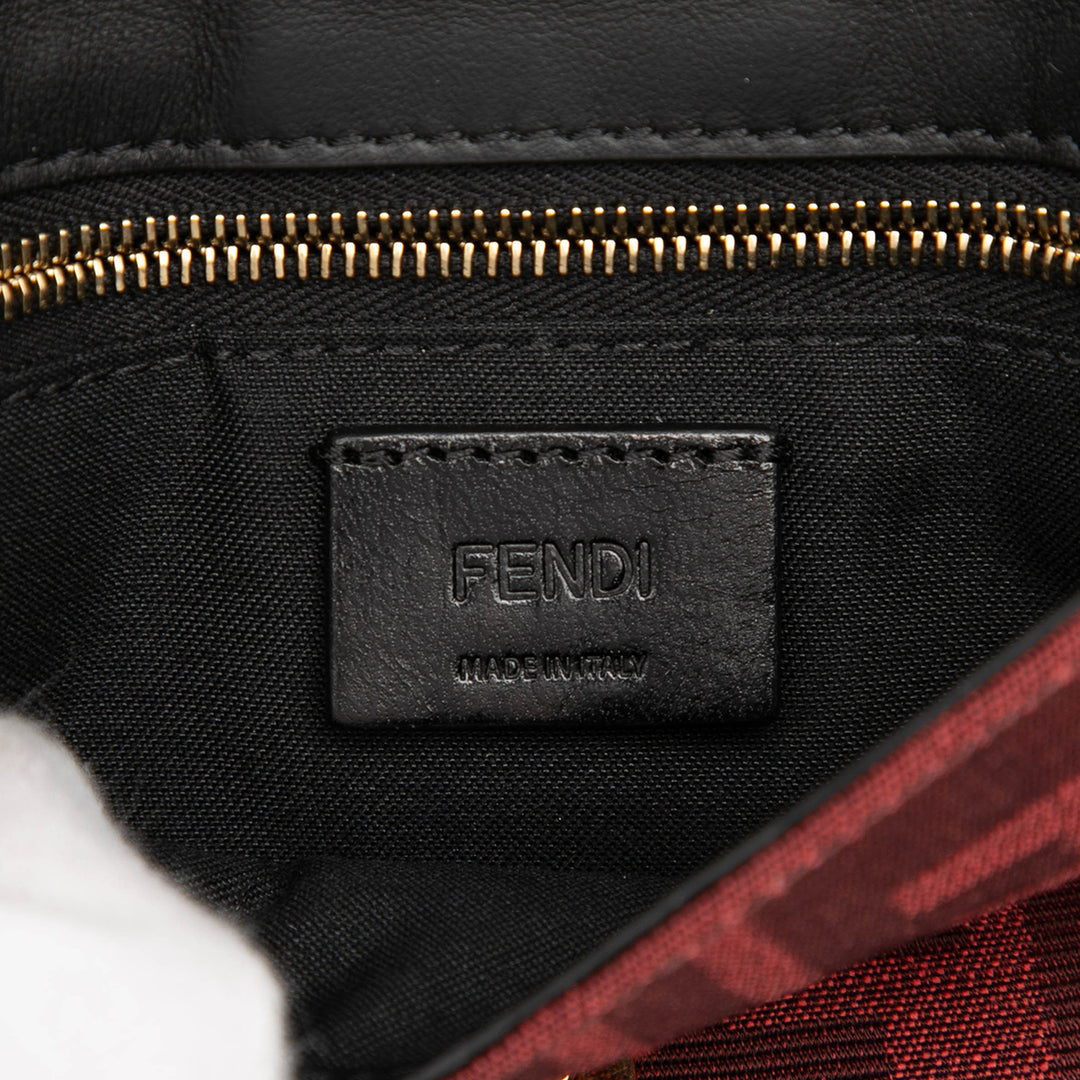 Fendi Zucca Toile Convertible Baguette Pochette