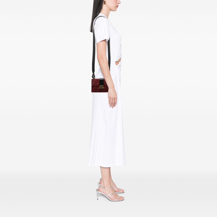 Fendi Zucca Toile Convertible Baguette Pochette