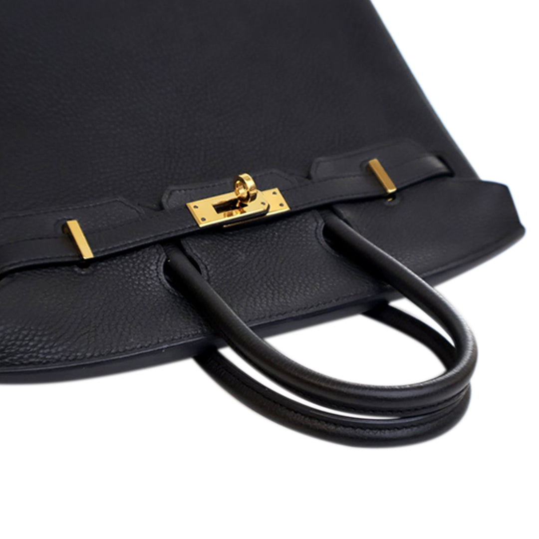 Hermès Togo Birkin Retourne 25 Noir