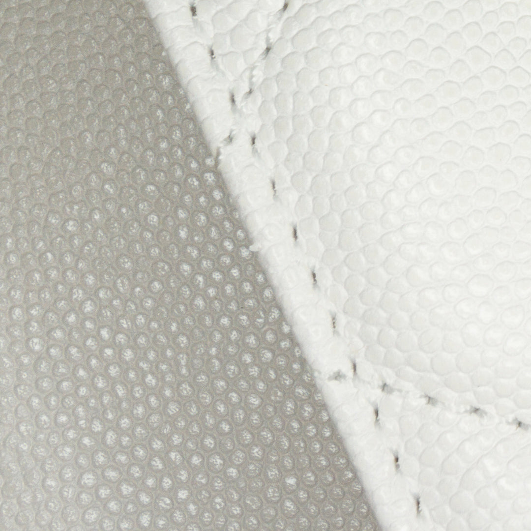 Small Quilted Caviar My Everything Flap White - Gaby Paris