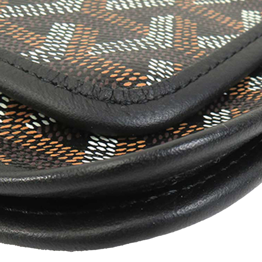 Plumet Poche Portefeuille Goyardine Noir