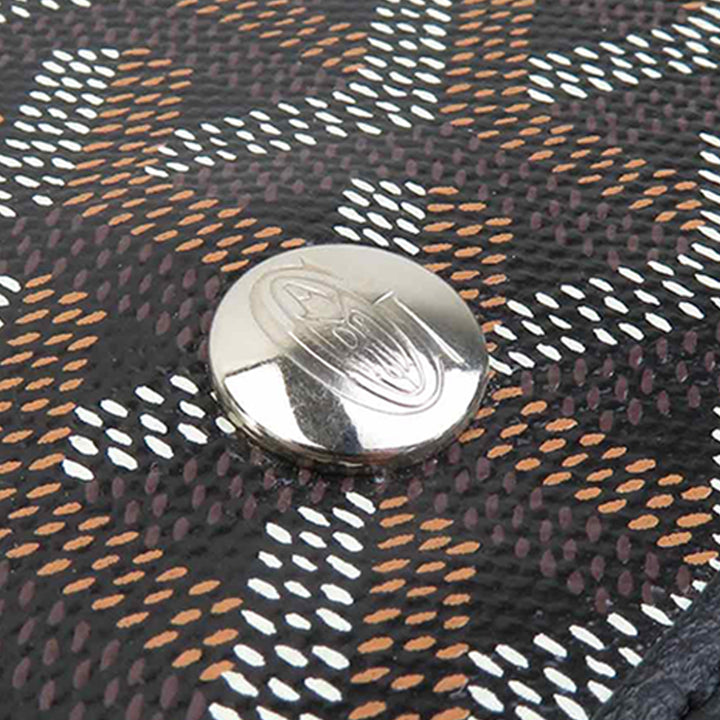 Plumet Poche Portefeuille Goyardine Noir