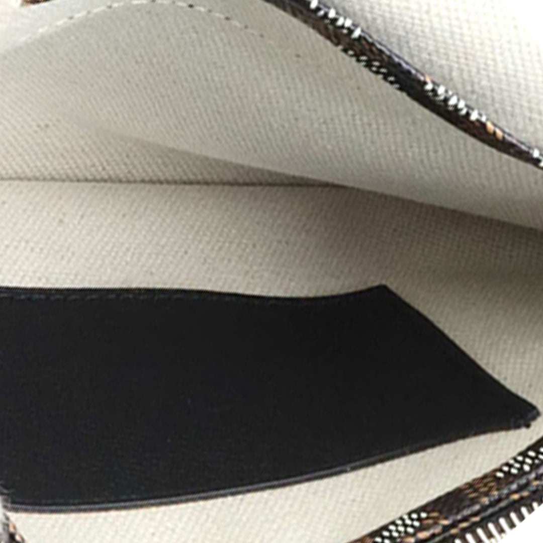 Plumet Poche Portefeuille Goyardine Noir