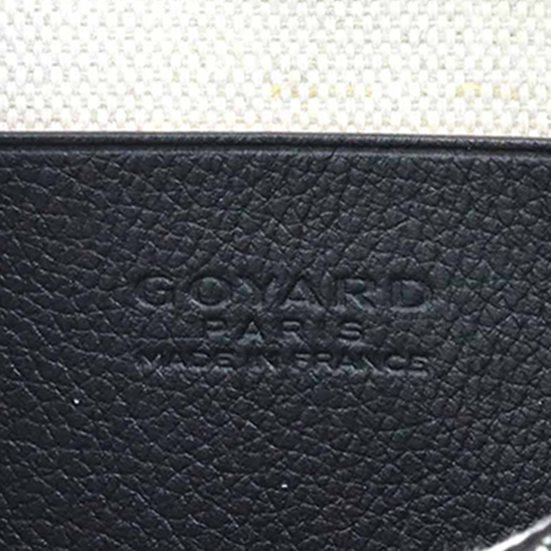 Plumet Poche Portefeuille Goyardine Noir