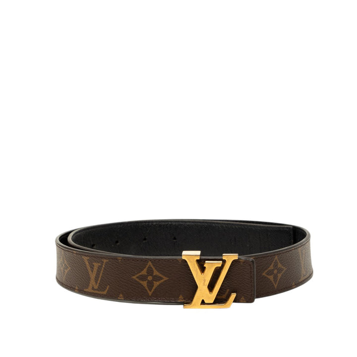 Initiales Réversible Ceinture Monogram Marron