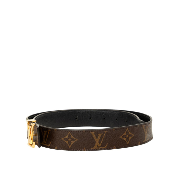 Initiales Réversible Ceinture Monogram Marron