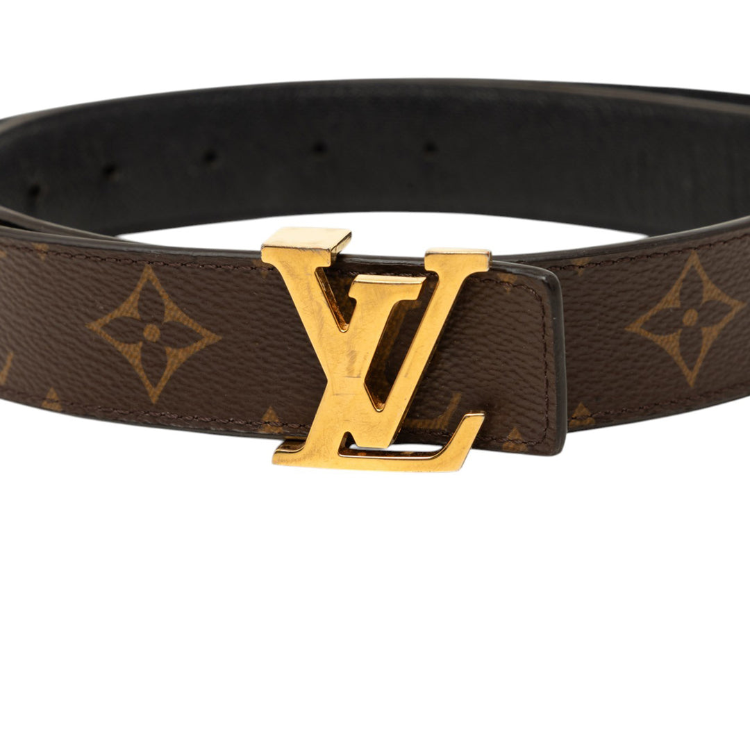 Initiales Réversible Ceinture Monogram Marron