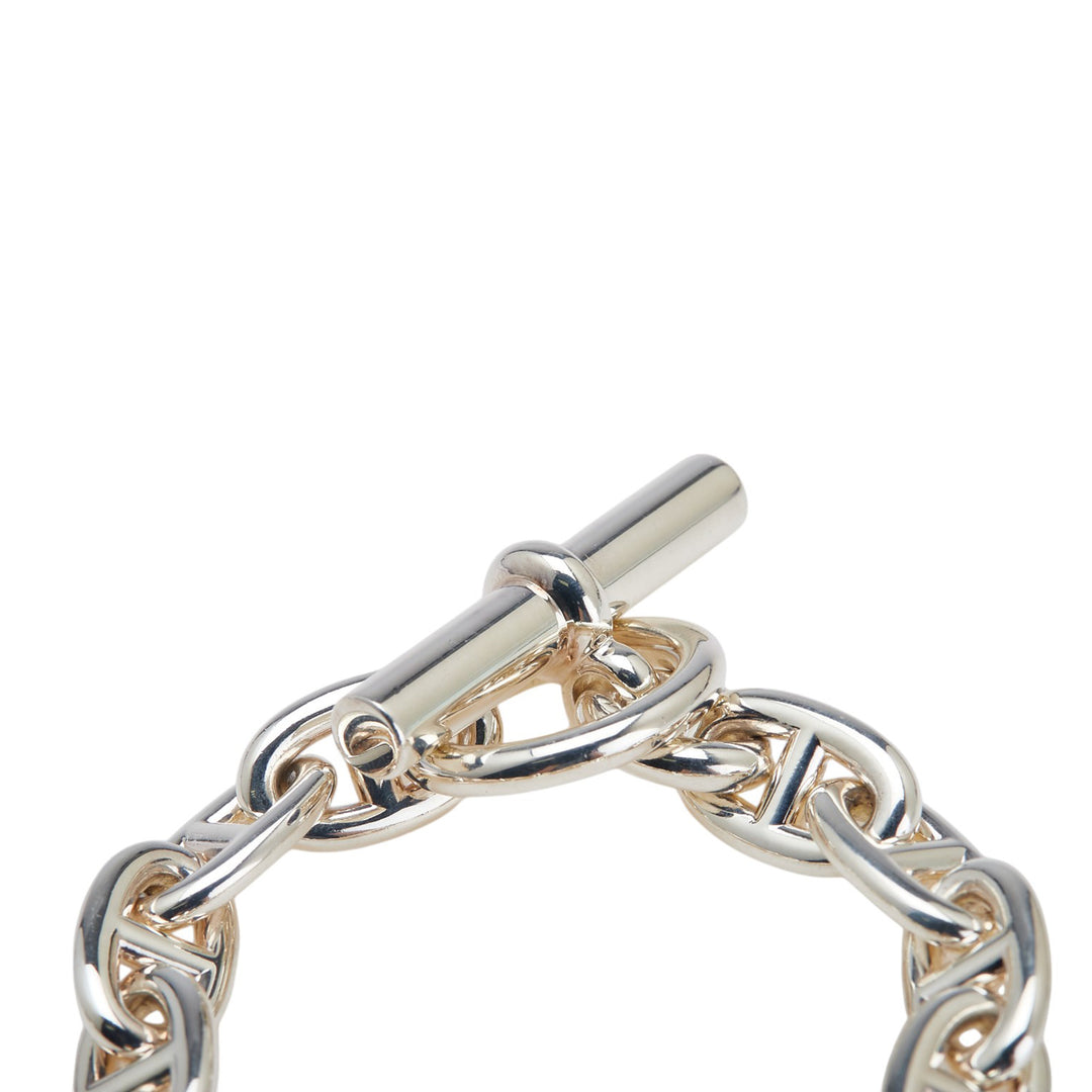 Hermès Medium Sterling Argenté Chain D'Ancre Bracelet Argenté