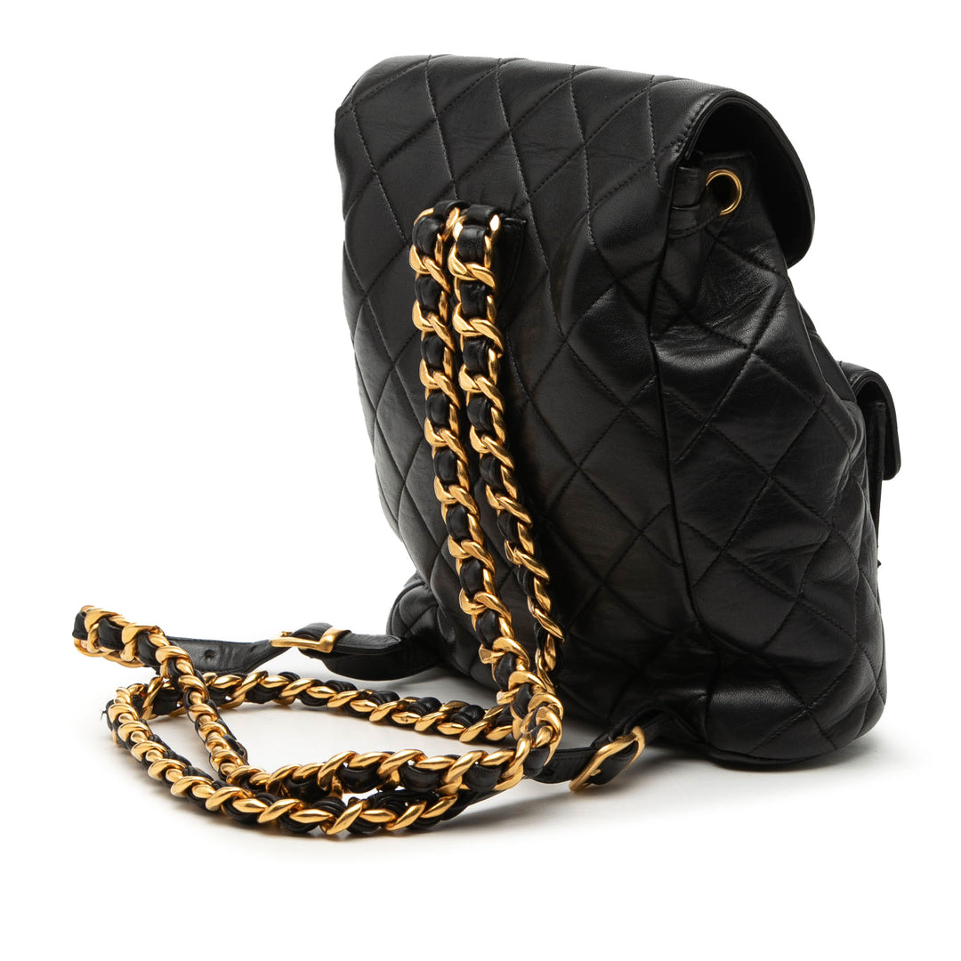 Chanel Medium Matelassé Cuir d’agneau Duma Sac à dos