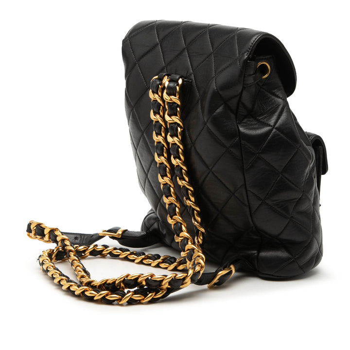 Chanel Medium Matelassé Cuir d’agneau Duma Sac à dos