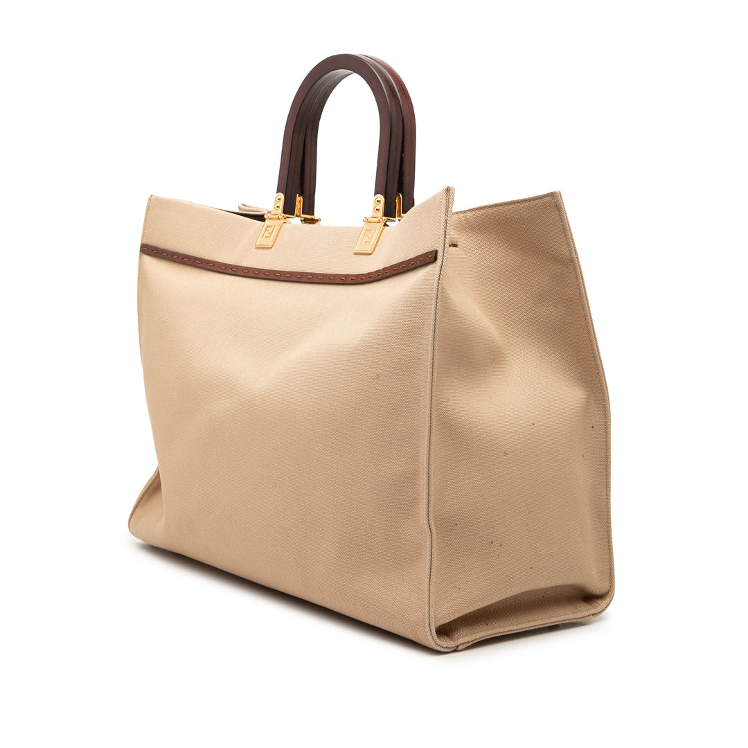 Fendi Medium Toile Sunshine Shopper Cabas