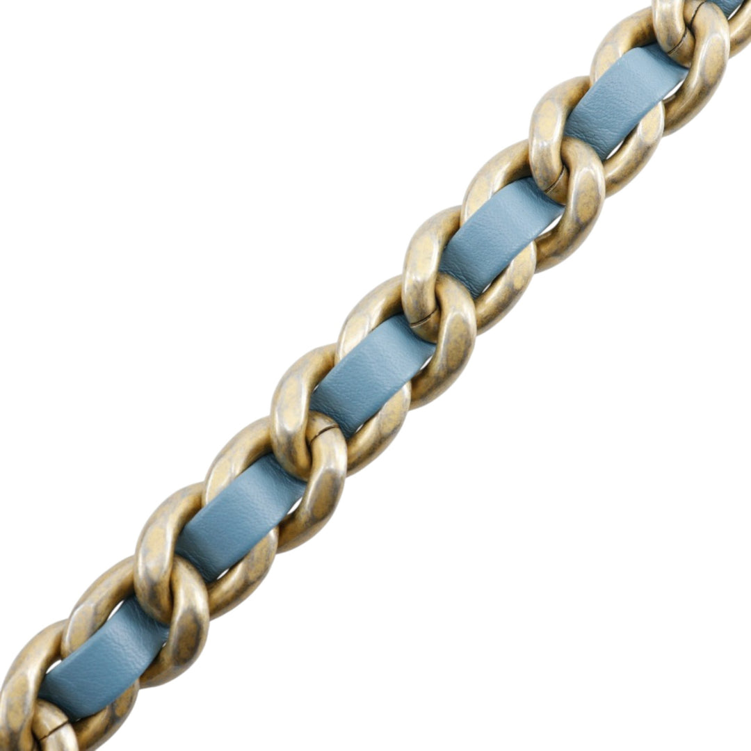 Chanel Sac à main 19 à rabat Tweed Moyen Bleu – vue 11 – GABY PARIS