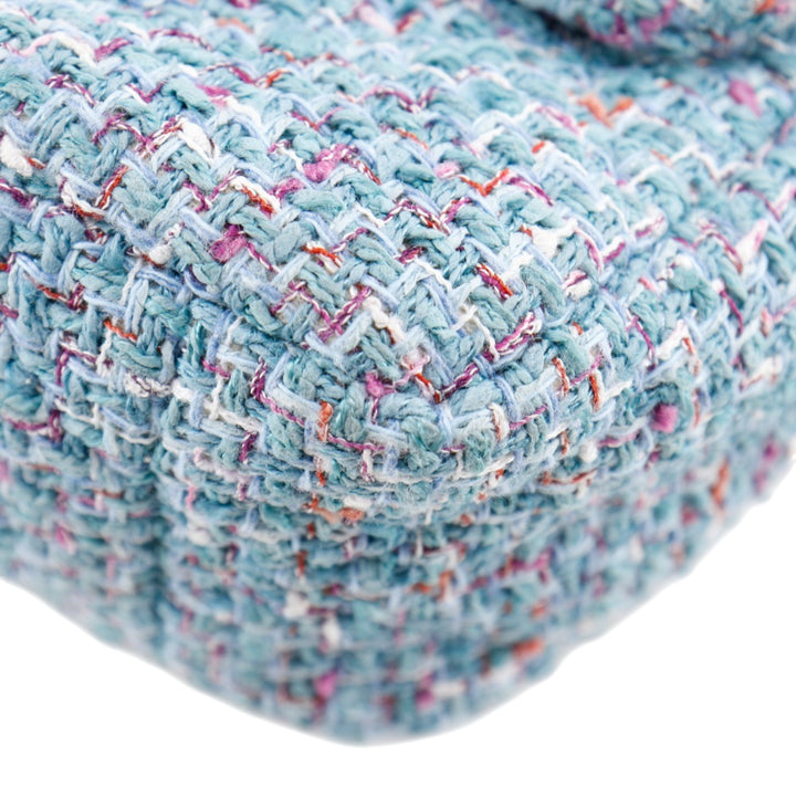 Chanel Sac à main 19 à rabat Tweed Moyen Bleu – vue 7 – GABY PARIS