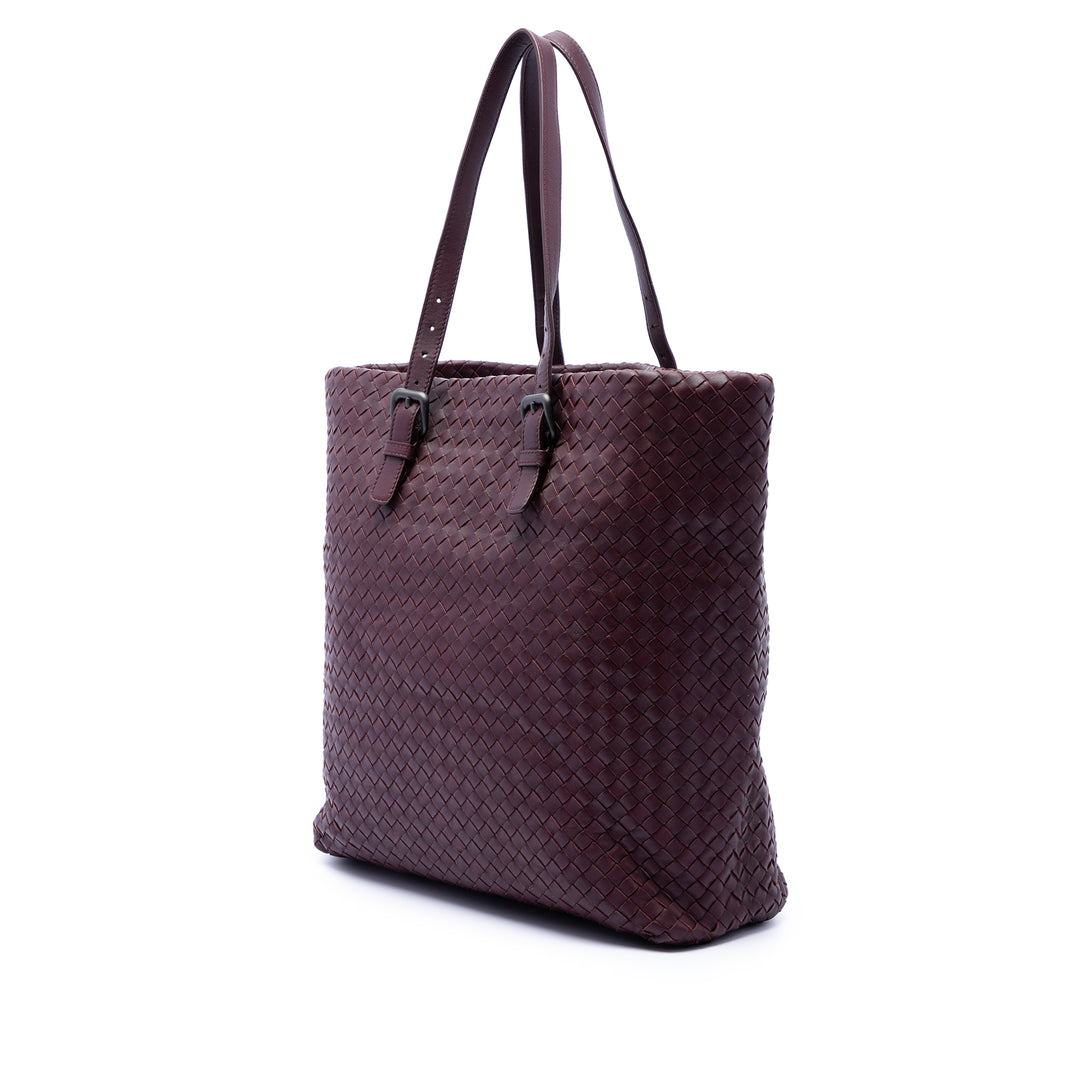 Bottega Veneta Nappa Intrecciato Belt Strap Cabas