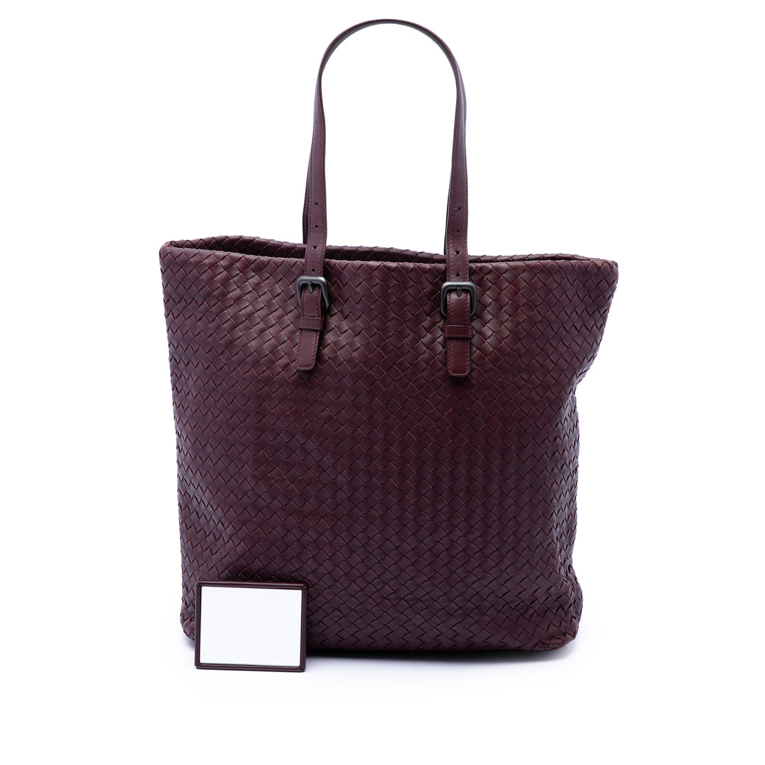 Bottega Veneta Nappa Intrecciato Belt Strap Cabas