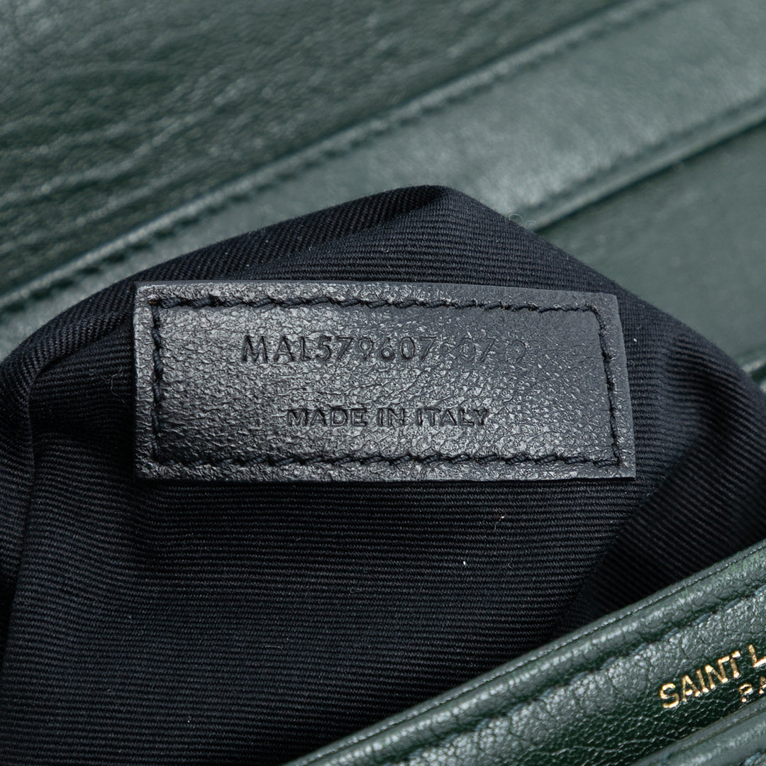 Saint Laurent Small Matelassé Cuir d’agneau Becky Chain Sac bandoulière