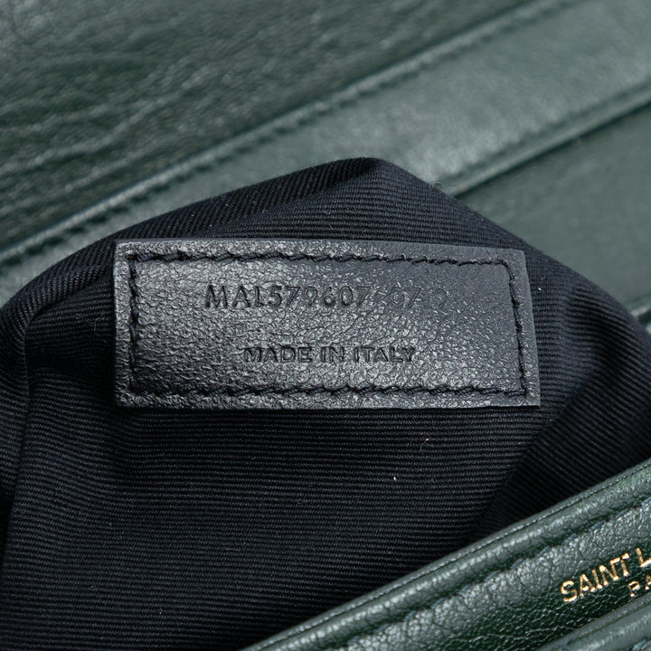 Saint Laurent Small Matelassé Cuir d’agneau Becky Chain Sac bandoulière