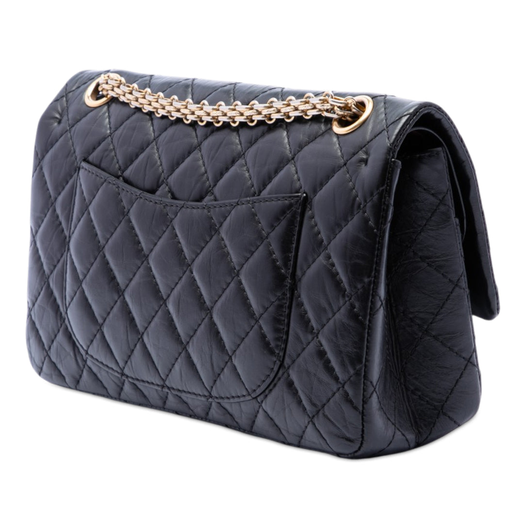 Chanel Matelassé vieilli Cuir de veau Reissue 2.55 Double rabat 225