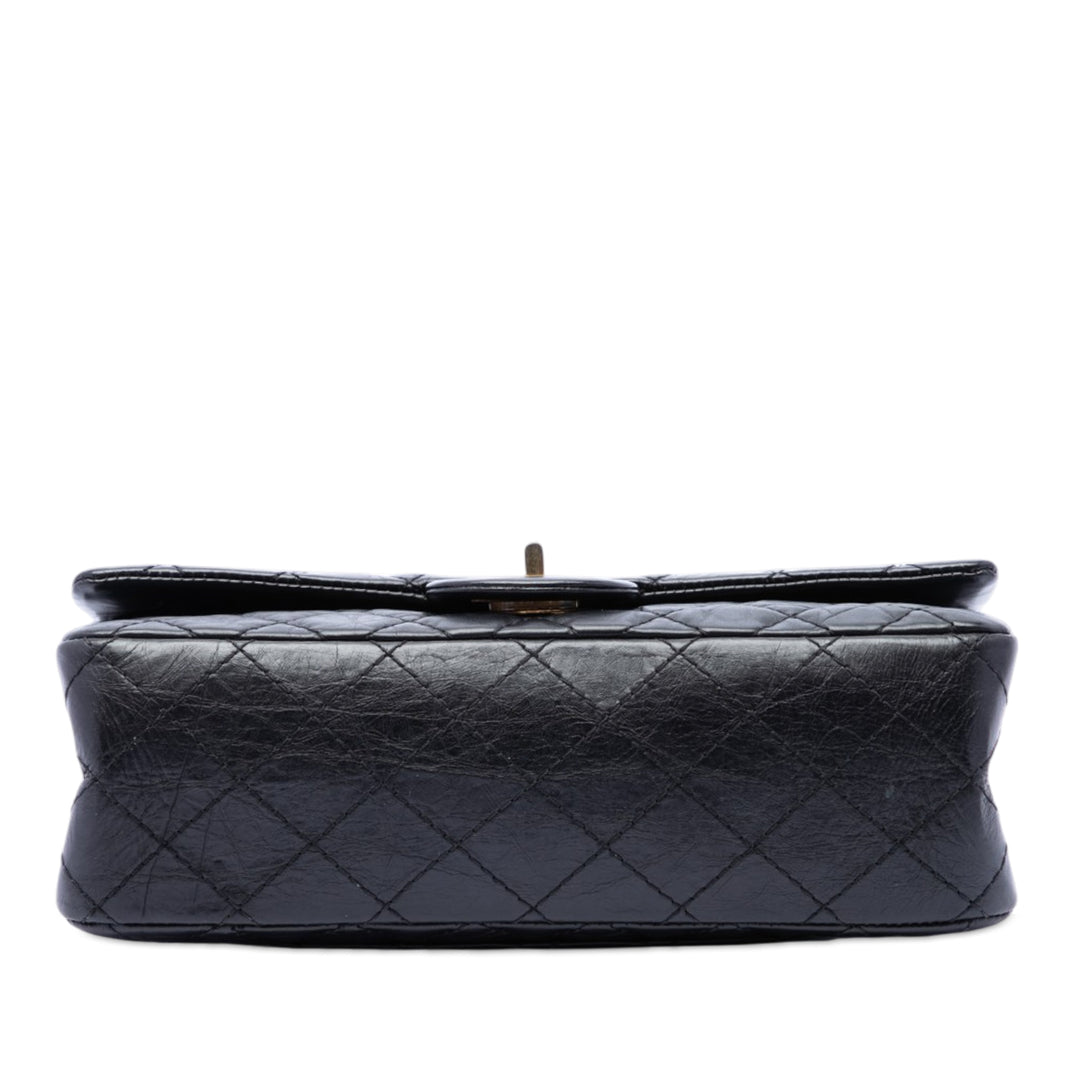 Chanel Matelassé vieilli Cuir de veau Reissue 2.55 Double rabat 225