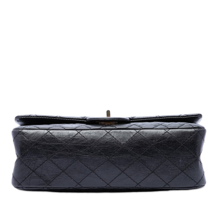 Chanel Matelassé vieilli Cuir de veau Reissue 2.55 Double rabat 225