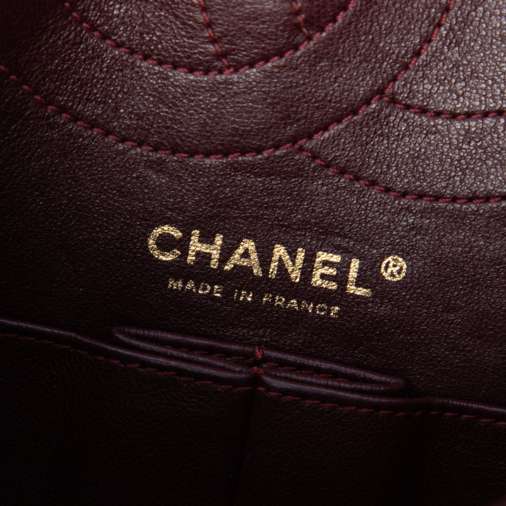 Chanel Matelassé vieilli Cuir de veau Reissue 2.55 Double rabat 225